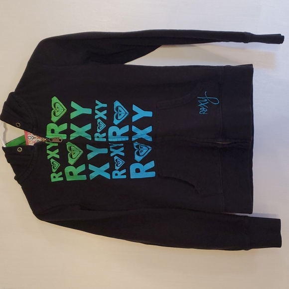 Roxy Tops - Roxy zip up hoodie women's small